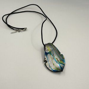 Glass Pendant Necklace